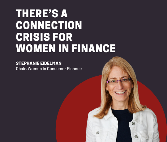 There's a Connection Crisis for Women in Finance