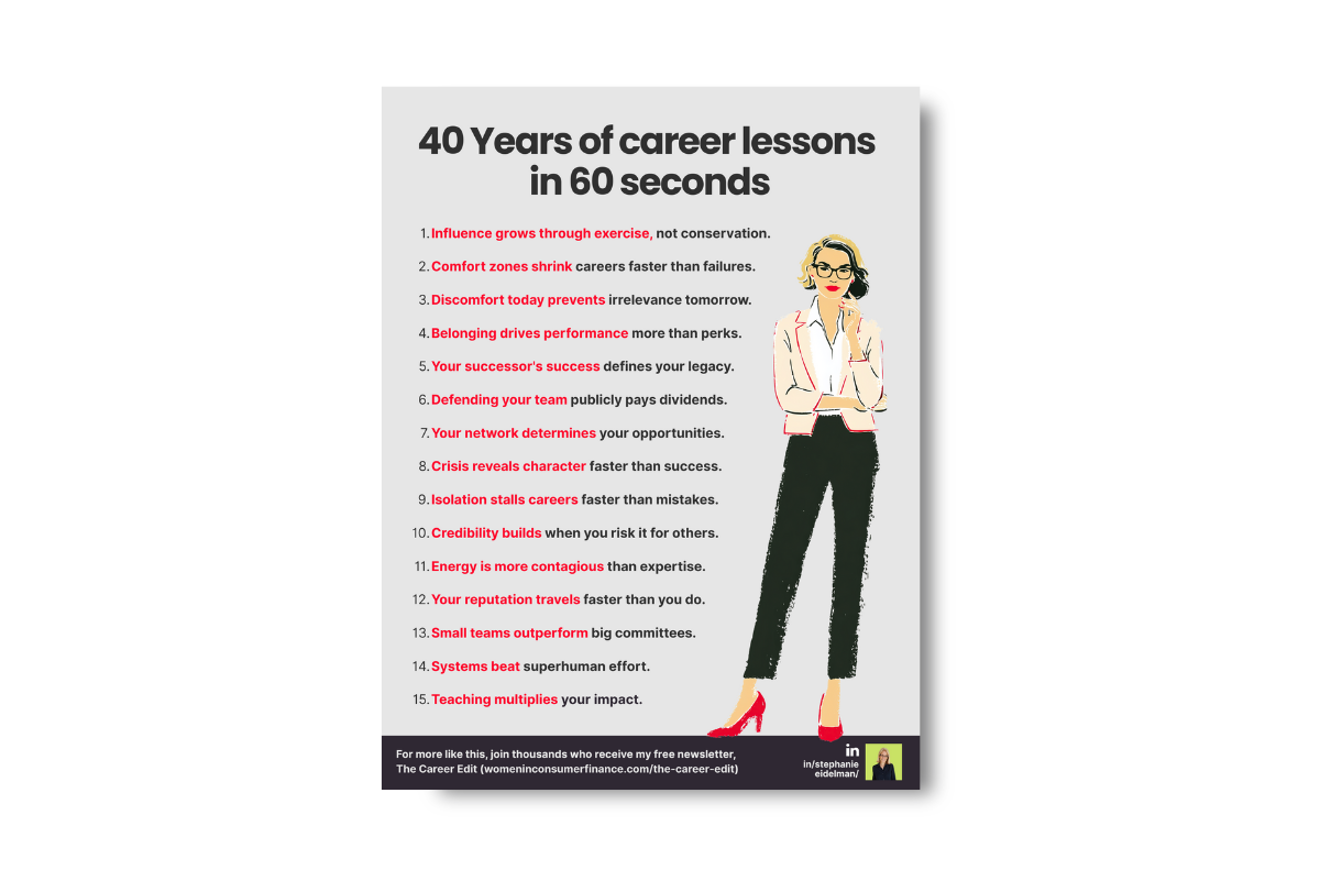 40 Years of Career Lessons in 60 Seconds