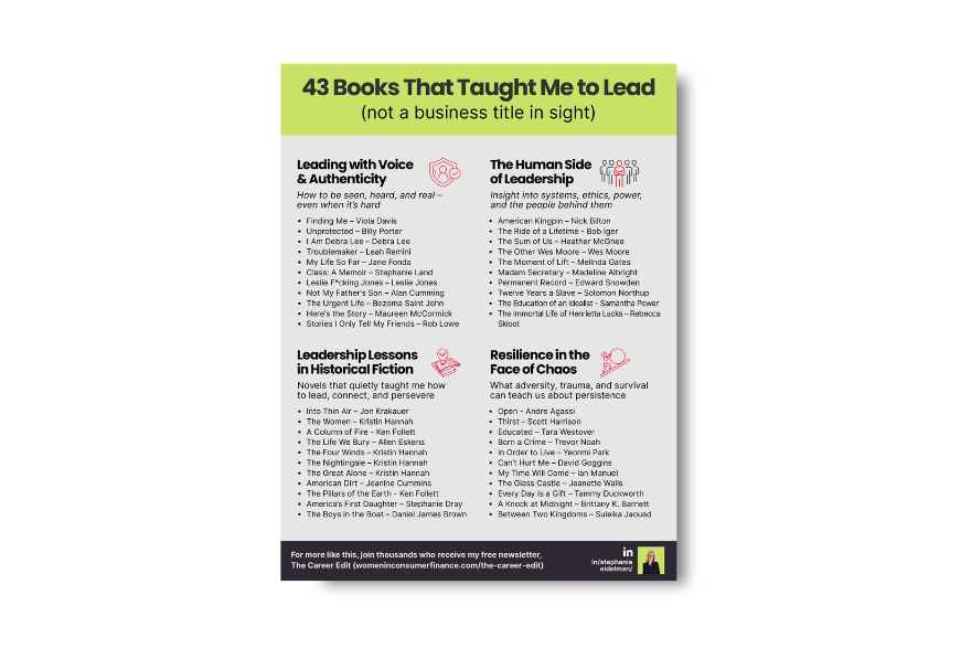 43 Books That Taught Me To Lead