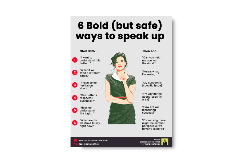 6 Bold (But Safe) Ways to Speak Up