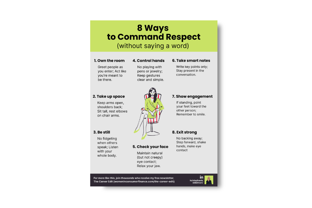 8 Ways to Command Respect Without Saying a Word