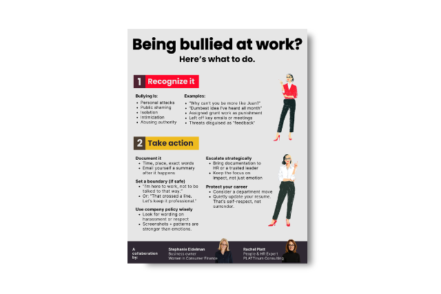 What to Do if You're Being Bullied at Work
