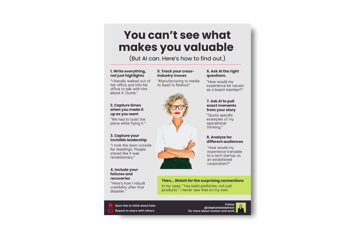 You Can't See What Makes You Valuable, But AI Can